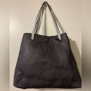 Gray Reversible Tote